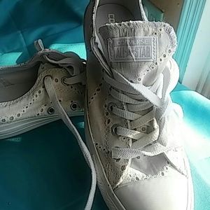 Converse All Star white eyelet women's size 9 new